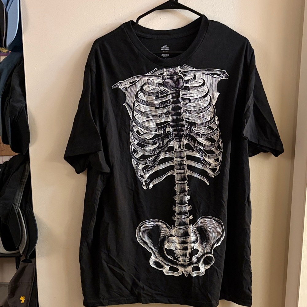Black Skeleton Graphic Tee